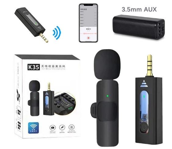 K35 Dual Wireless Microphone